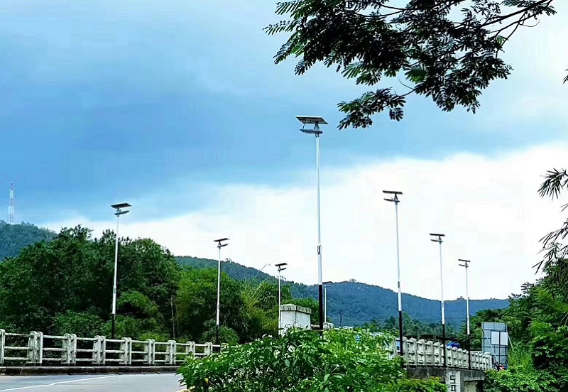 斯里蘭卡太陽能路燈-揚帆燈工程
